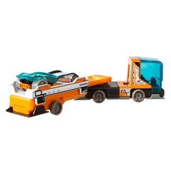 Set camion si masina sport Hot Wheels district transport - Publisol.ro