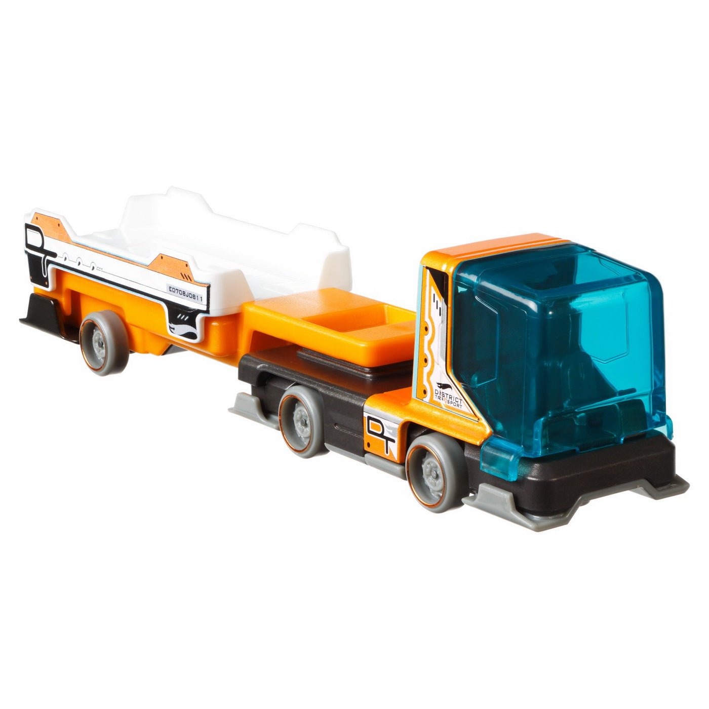 Set camion si masina sport Hot Wheels district transport - Publisol.ro