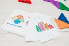 Set carduri cu provocari pentru seturile magnetice de constructie - Magblox