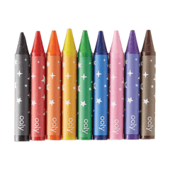 Set carte de colorat si creioane colorate - portabil, Animale prietenoase - Ooly - Publisol.ro