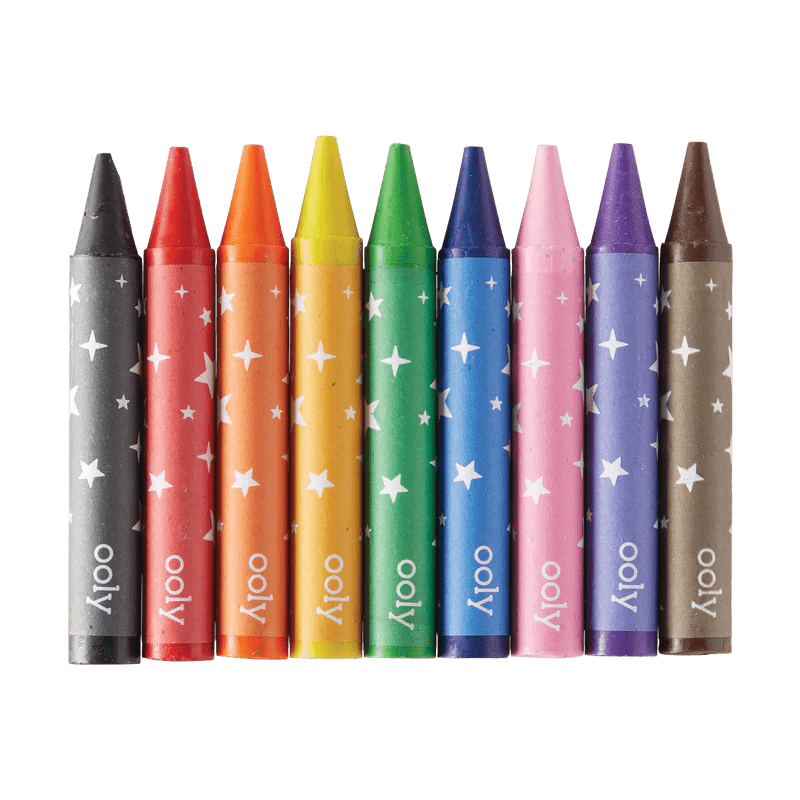 Set carte de colorat si creioane colorate - portabil, Safari - Ooly - Publisol.ro