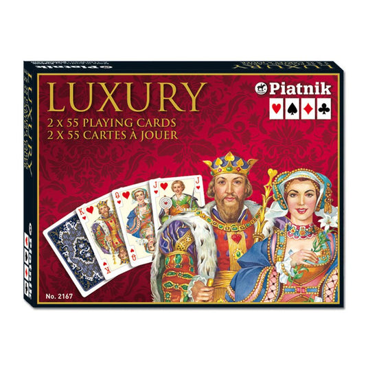 Set carti de joc de lux, 2 x 55, Luxury - Piatnik , Piatnik - Publisol.ro
