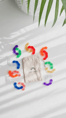 Set conectori pentru circuitul cu bile Magbrix Marble Run - Magblox - Publisol.ro