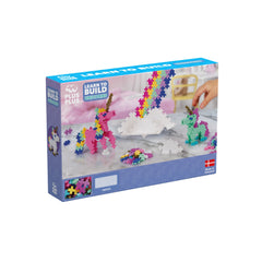 Set constructie Plus - Plus, 275 piese, Invata sa construiesti unicorni - Plus Plus - Publisol.ro