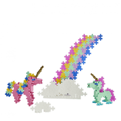 Set constructie Plus - Plus, 275 piese, Invata sa construiesti unicorni - Plus Plus - Publisol.ro
