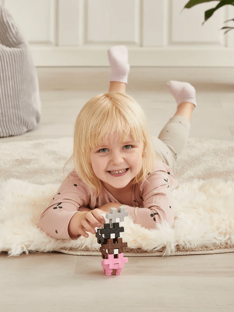 Set constructie Plus - Plus, 40 piese mari, Ferma - Plus Plus - Publisol.ro