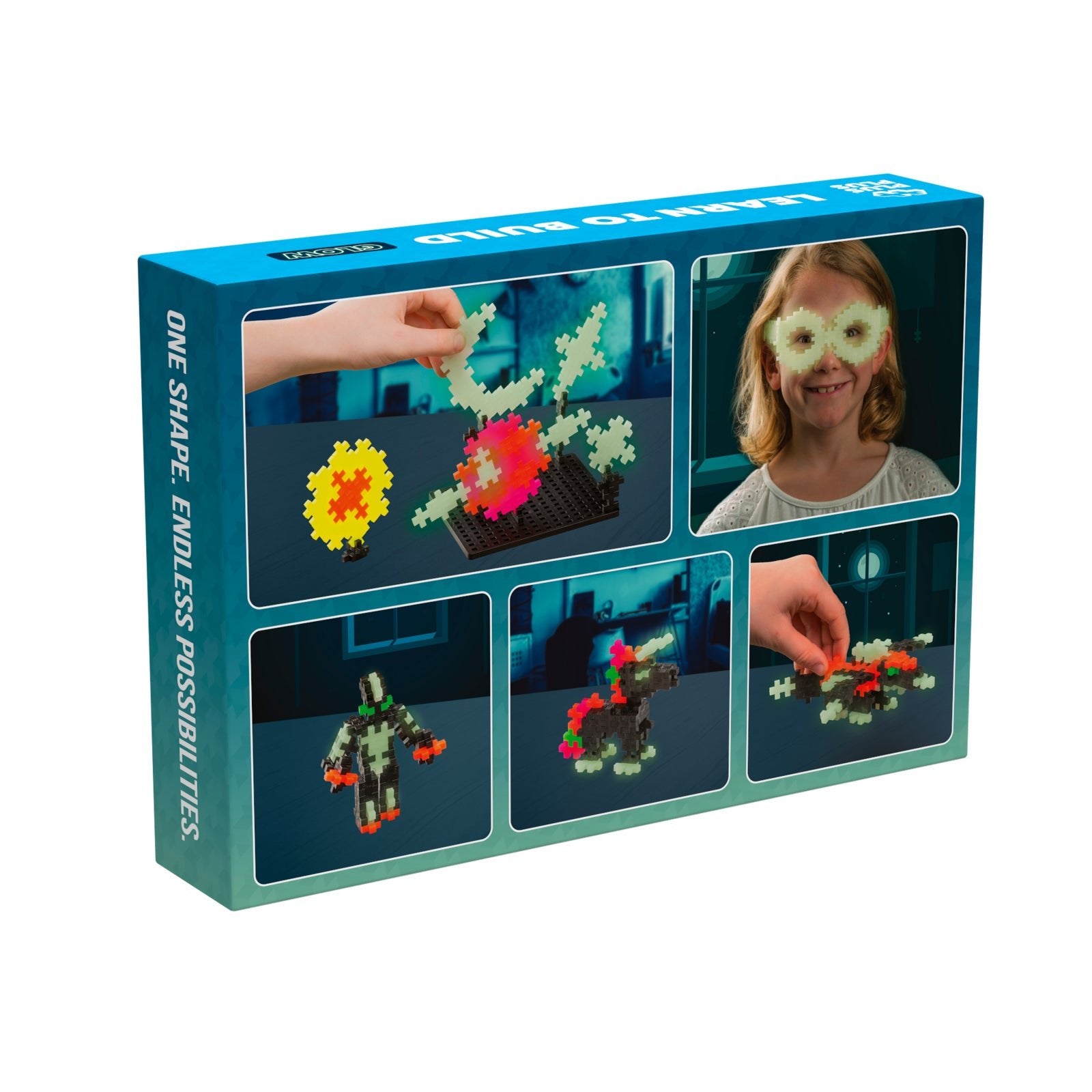 Set constructie Plus - Plus, 500 piese, Invata sa construiesti, culori stralucitoare - Plus Plus - Publisol.ro