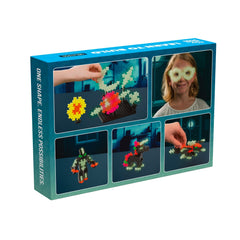 Set constructie Plus - Plus, 500 piese, Invata sa construiesti, culori stralucitoare - Plus Plus - Publisol.ro