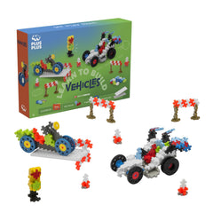 Set constructie Plus - Plus, 500 piese, Invata sa construiesti vehicule - Plus Plus - Publisol.ro