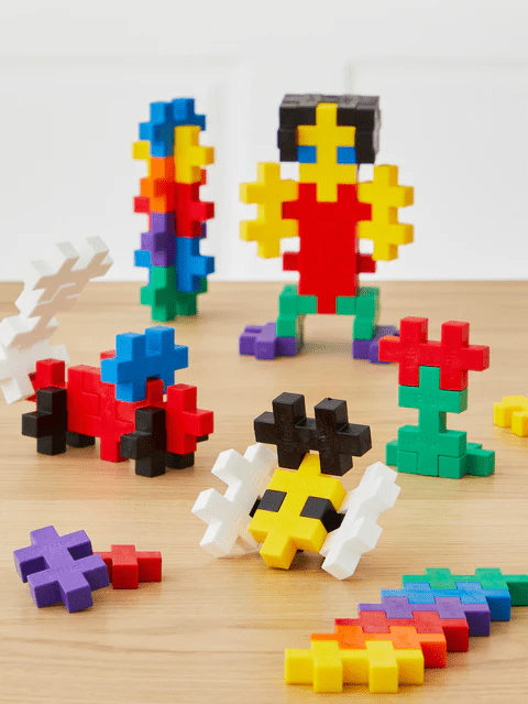 Set constructie Plus - Plus, 60 piese mari, Invata sa construiesti - Plus Plus - Publisol.ro