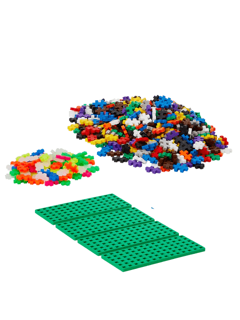 Set constructie Plus - Plus, 600 piese, Invata sa construiesti - Plus Plus - Publisol.ro