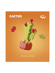 Set constructie Plus - Plus, PLANTE - Cactus - Plus Plus - Publisol.ro