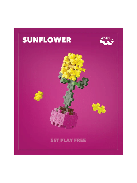 Set constructie Plus - Plus, PLANTE - Floarea soarelui - Plus Plus - Publisol.ro