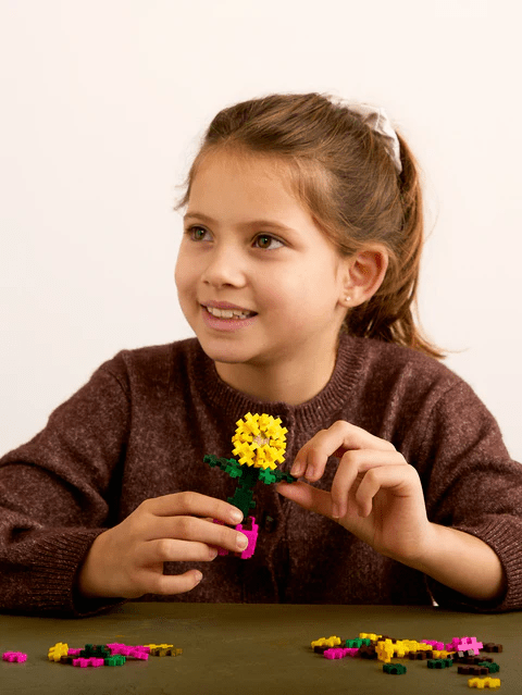 Set constructie Plus - Plus, PLANTE - Floarea soarelui - Plus Plus - Publisol.ro