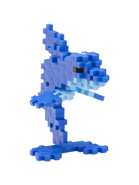 Set constructie Plus - Plus, tub 100 piese, Delfin - Plus Plus - Publisol.ro