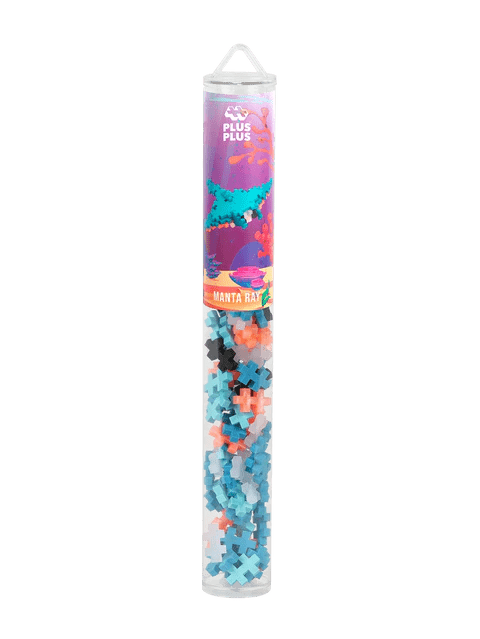 Set constructie Plus - Plus, tub 100 piese, Diavol de mare - Plus Plus - Publisol.ro