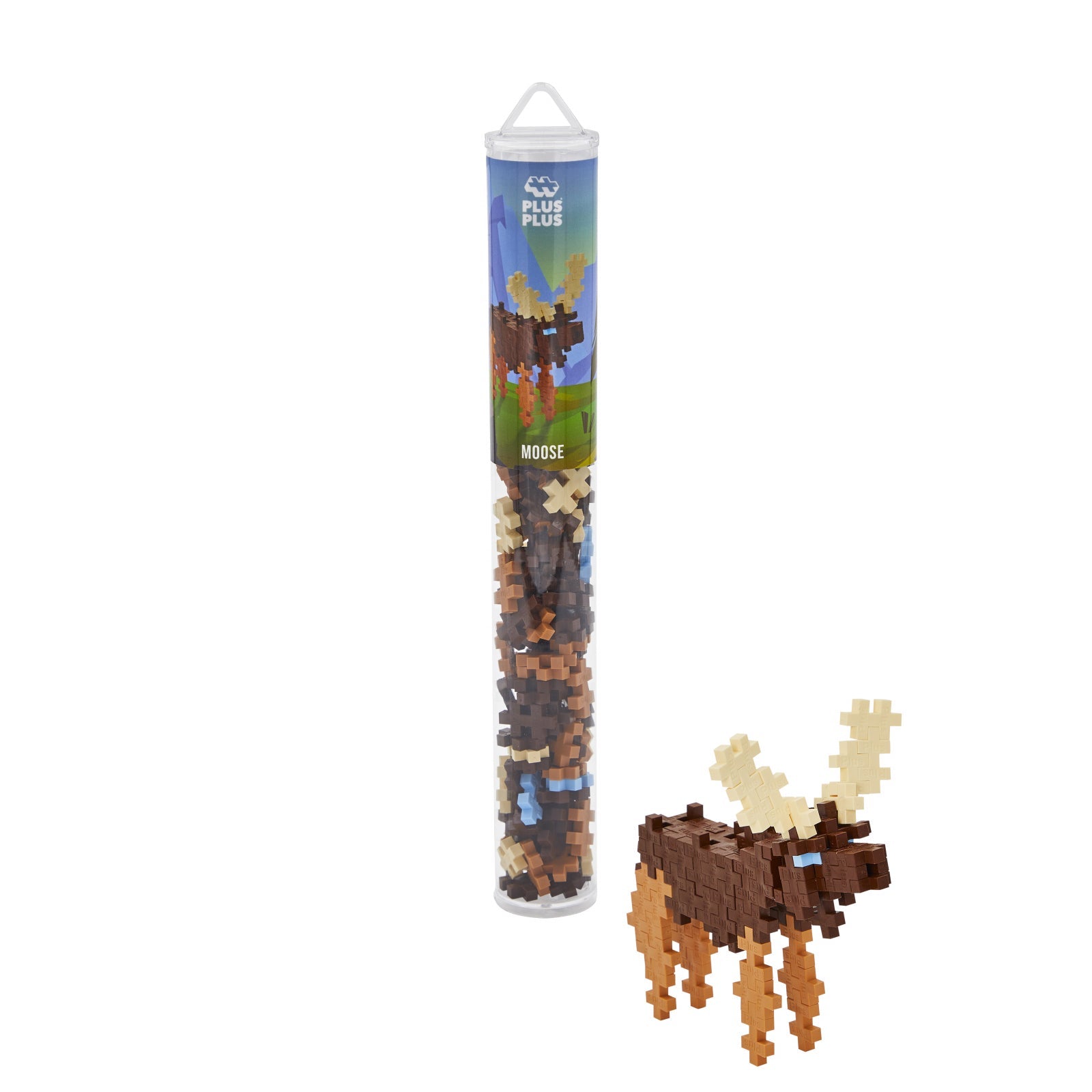 Set constructie Plus - Plus, tub 100 piese, Elan - Plus Plus - Publisol.ro