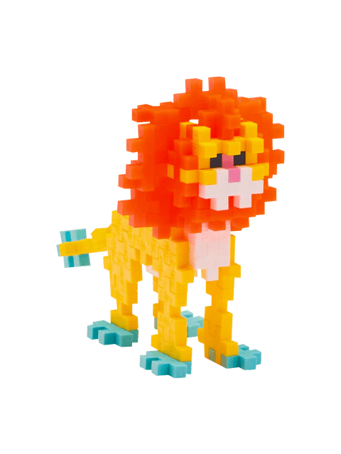 Set constructie Plus - Plus, tub 100 piese, Leu - Plus Plus - Publisol.ro