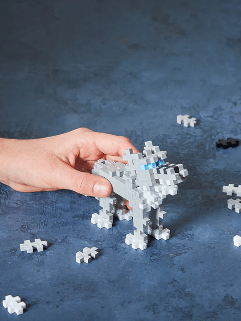 Set constructie Plus - Plus, tub 100 piese, Lup - Plus Plus - Publisol.ro