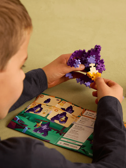 Set constructie Plus - Plus, tub 100 piese, Maimuta - Plus Plus - Publisol.ro