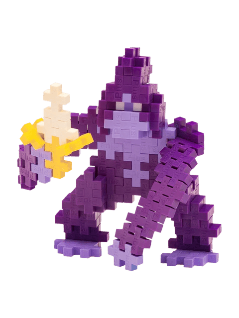 Set constructie Plus - Plus, tub 100 piese, Maimuta - Plus Plus - Publisol.ro