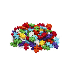 Set constructie Plus - Plus, tub 100 piese, Rainbow Mix, culorile curcubeului - Plus Plus - Publisol.ro