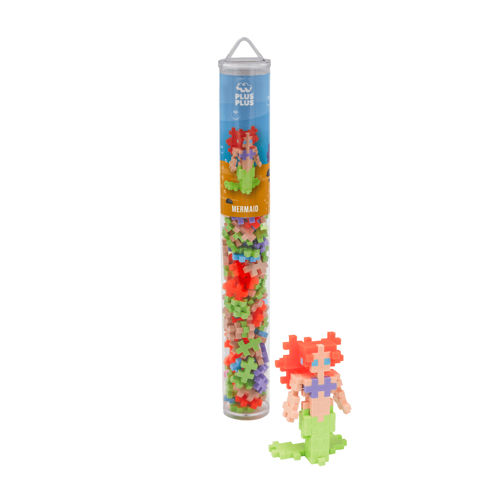 Set constructie Plus - Plus, tub 100 piese, Sirena - Plus Plus - Publisol.ro