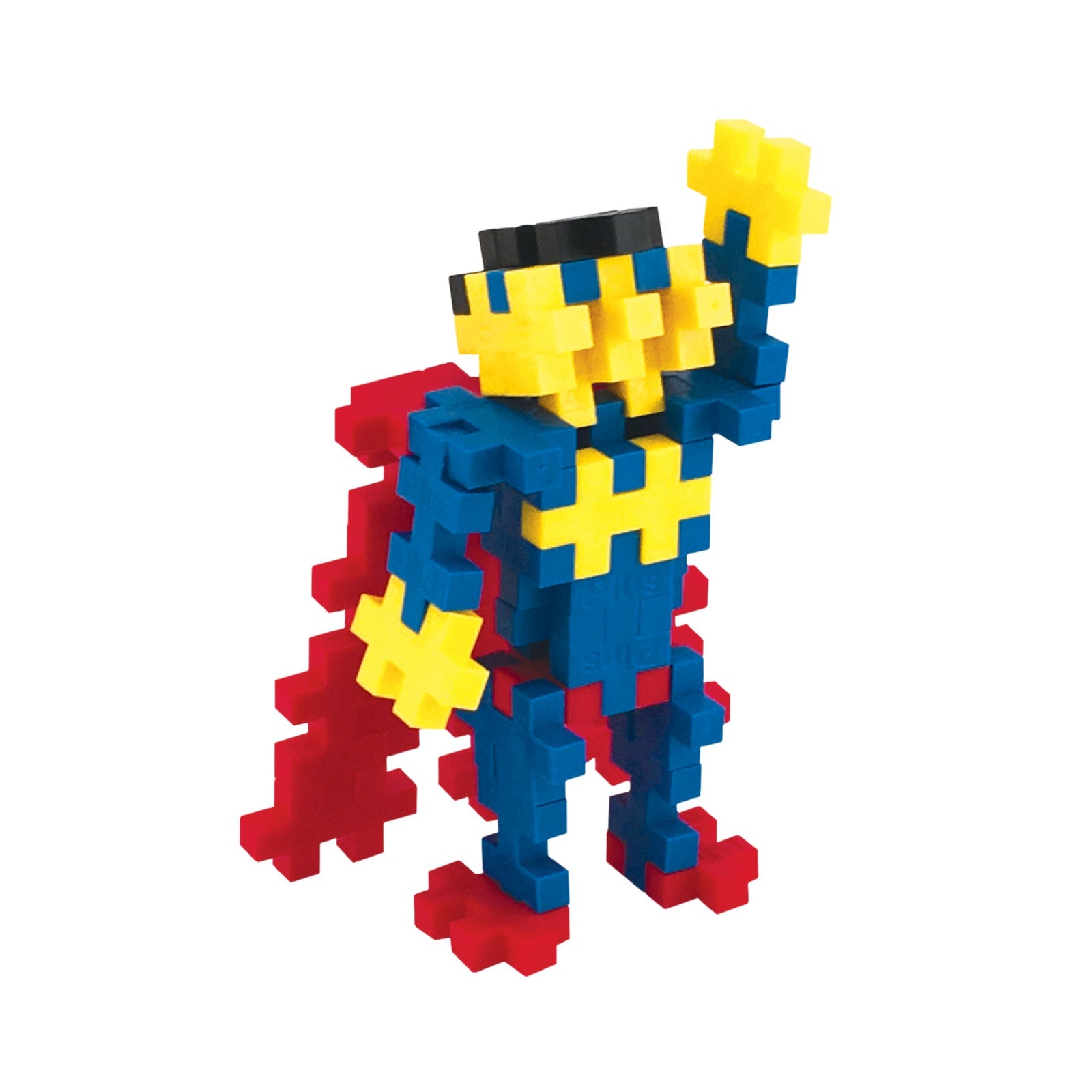 Set constructie Plus - Plus, tub 100 piese, Super erou - Plus Plus - Publisol.ro