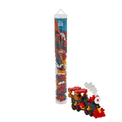 Set constructie Plus - Plus, tub 100 piese, Tren - Plus Plus - Publisol.ro
