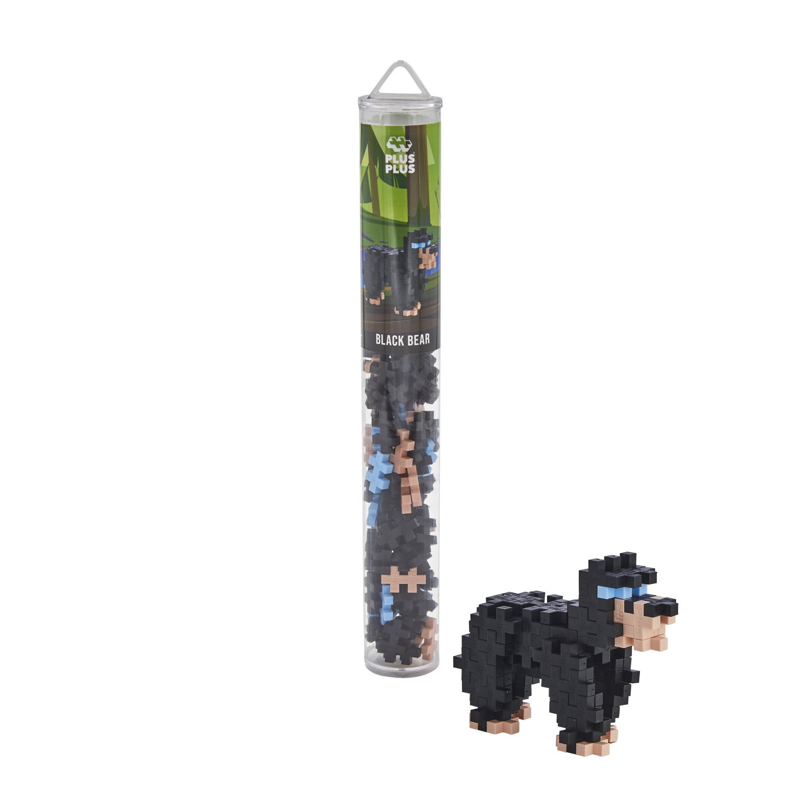 Set constructie Plus - Plus, tub 100 piese, Urs - Plus Plus - Publisol.ro