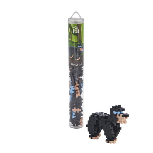 Set constructie Plus - Plus, tub 100 piese, Urs - Plus Plus - Publisol.ro