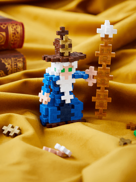 Set constructie Plus - Plus, tub 100 piese, Vrajitor - Plus Plus - Publisol.ro