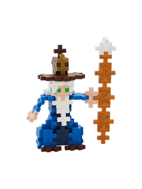 Set constructie Plus - Plus, tub 100 piese, Vrajitor - Plus Plus - Publisol.ro