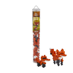 Set constructie Plus - Plus, tub 100 piese, Vulpe - Plus Plus - Publisol.ro