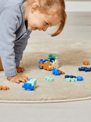 Set constructie Plus - Plus, tub 15 piese mari, culorile brizei - Plus Plus - Publisol.ro