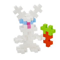 Set constructie Plus - Plus, tub 15 piese mari, Iepure - Plus Plus - Publisol.ro