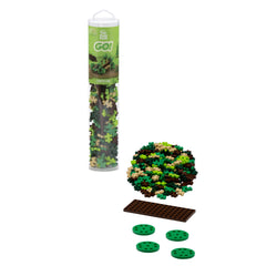 Set constructie Plus - Plus, tub 200 piese, Masini colorate - Pamant - Plus Plus - Publisol.ro