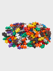 Set constructie Plus - Plus, tub 240 piese, Basic, culori standard - Plus Plus - Publisol.ro