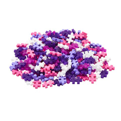 Set constructie Plus - Plus, tub 240 piese, Glitter Mix, culori cu sclipici - Plus Plus - Publisol.ro