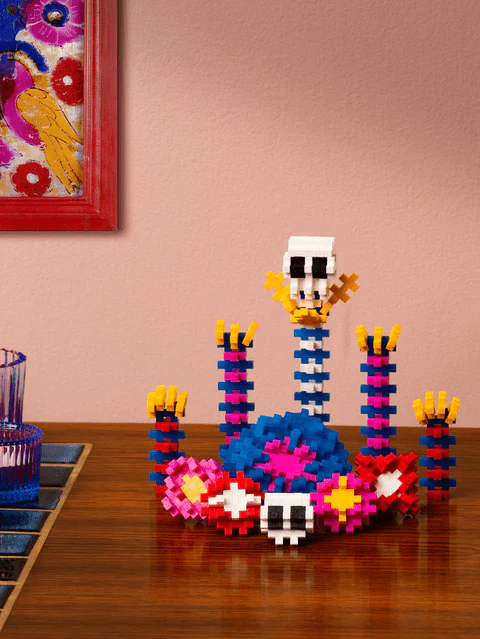 Set constructie Plus - Plus, tub creare tablou, Inspirat de Frida Kahlo - Plus Plus - Publisol.ro