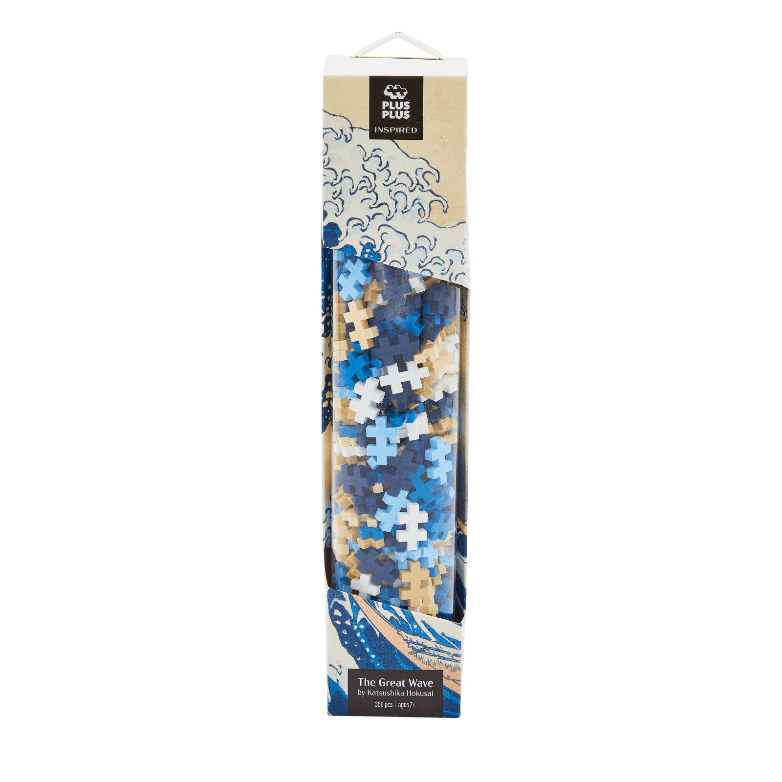 Set constructie Plus - Plus, tub creare tablou, Inspirat de Hokusai - Plus Plus - Publisol.ro