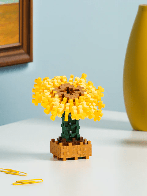 Set constructie Plus - Plus, tub creare tablou, Inspirat de Van Gogh - Plus Plus - Publisol.ro
