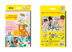 Set creativ 2 in 1 - Pictura si Origami - Animale prietenoase - Avenir - Publisol.ro