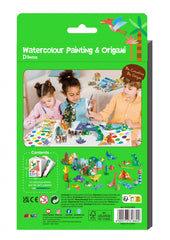 Set creativ 2 in 1 - Pictura si Origami - Dinozauri - Avenir - Publisol.ro