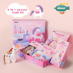 Set creativ 4 in 1 - Unicorni - Avenir - Publisol.ro