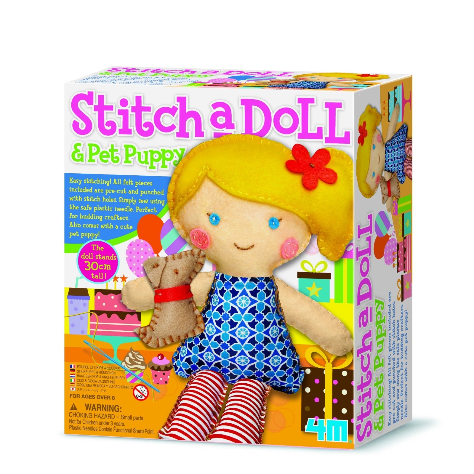 Set creativ Coase propria papusa cu catelus - 4M - Publisol.ro