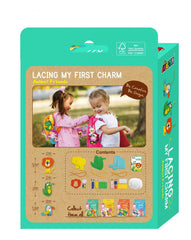 Set creativ de cusut cu tehnica siretului - Primul meu Pandantiv Animale, nivel 1 - Avenir - Publisol.ro