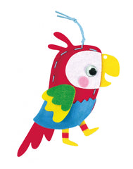 Set creativ de cusut cu tehnica siretului - Primul meu Pandantiv Pasari, nivel 2 - Avenir - Publisol.ro