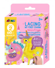 Set creativ de cusut cu tehnica siretului - Primul meu Pandantiv Unicorn, nivel 2 - Avenir