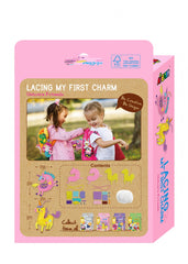 Set creativ de cusut cu tehnica siretului - Primul meu Pandantiv Unicorn, nivel 2 - Avenir - Publisol.ro